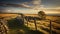 Impressive Skies And Delicately Rendered Landscapes: A Captivating Stone Wall On The English Moors