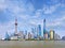 Impressive skyline of Pudong district, Shanghai, China