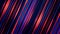 Impressive straight blue and red lines shining on the black background and rotating, seamless loop. Shimmering rays