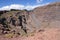 Impressive view of crater of Vesuvius volcano, Campania in Italy