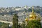Impressive view of East Jerusalem from the Mount of Olives, Israel