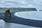 Impressive view of famous rock on a black sand beach in Iceland. Vestrahorn mountains on the background