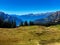 Impressive View in the Haslital hiking area, Switzerland