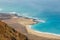 Impressive view from Mirador del Rio to island of La Graciosa, Lanzarote