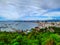 Impressive view of Pattaya harbor and nature