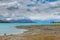 Impressive water colour and mountain landscape at the Tekapo Lake