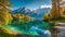 Impressively Beautiful Fairy Tale Mountain Lake