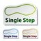 Imprint single step stickers