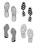 Imprint soles shoes - sneakers