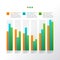 Improved Recovered After Crisis Graph Bar Chart Economic Statistical Infographic