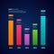 Improved Recovered After Crisis Graph Bar Chart Economic Statistical Infographic