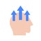 Improvement human skills icon, learning and education concept