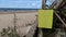 Improvised driftwood Beach shelter hut