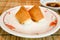 Inari sushi, deep fried tofu filled with rice