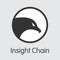 INB - Insight Chain. The Logo of Coin or Market Emblem.