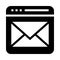 Inbox vector glyphs icon