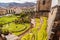 Inca remains inside the convent of Santo Domingo or Qorikancha. Museum in Cuzco