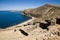 Inca ruins, Lake Titicaca, Bolivia