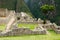 The Inca ruins at Machu Picchu, Peru
