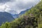 Inca ruins near Machu Picchu Cuzco Peru