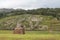 Inca ruins Sacsayhuaman stone quarry