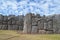 Inca stone walls at the Sacsayhuaman archaeological site. Cusco Cuzco, Peru