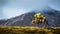 The Inca Trail, Peru - A Loaded, Small Andean Horse, along the Inca Trail