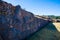 Inca Wall in SAQSAYWAMAN, Peru, South America. Example of polygonal masonry. The famous 32 angles stone