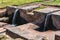 Inca water fountains at the Tipon archaeological site, Cusco, Peru