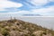 Incahuasi Cactus Island in Salar de Uyuni salt flat - Potosi Department, Bolivia
