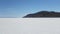Incahuasi Island also known as Cactus Island on Salar de Uyuni, the World`s Largest Salt Marsh.