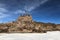 Incahuasi Island is a hilly and rocky outcrop of land with many giant cacti, situated in the middle of Salar de Uyuni, Bolivia