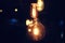 Incandescent bulbs glow