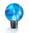 Incandescent globe light bulb