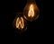 Incandescent Light Bulbs With Glowing Filament