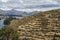 Incas terraced land