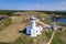 Inceburun Lighthouse in Sinop. Turkey.