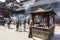 Incense burning in shanghai china temple