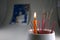 Incense candles worship