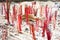 Incense candles worship in Thailand.