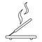 Incense sticks icon, outline style