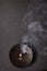 Incense Zen and Rising Smoke on Dark Background