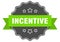 incentive label. incentive isolated seal. sticker. sign