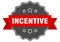 incentive label. incentive isolated seal. sticker. sign