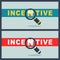 Incentive word with magnifier concept