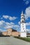 Inclined tower in the city of Nevyansk . Russia