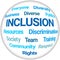 Inclusion Word Cloud