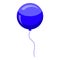 Inclusive education blue balloon icon, isometric style