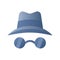 Incognito secret safe browsing anonymous single isolated icon with smooth style
