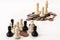 Income inequality and social issue concept theme with large group of chess pawns representing the poor and the middle class